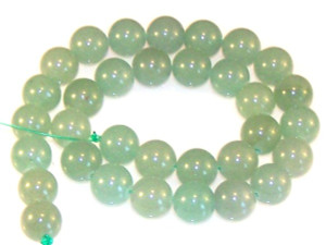 Aventurine 12mm Round Semiprecious Gemstone Beads