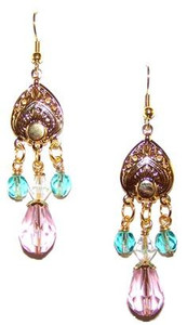 Golden Teardrop Earrings Beaded Jewelry Making Kit Golden Teardrop Earrings Beaded Jewelry Making Kit