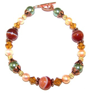 Autumn's Arrival Bracelet Beaded Jewelry Making Kit Autumn's Arrival Bracelet Beaded Jewelry Making Kit