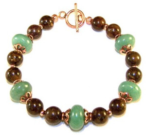 Bronzite Beauty Bracelet Beaded Jewelry Making Kit