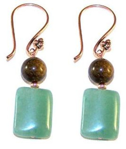 Bronzite Beauty Earrings Beaded Jewelry Making Kit