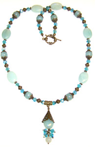 Exquisite Amazonite Necklace Beaded Jewelry Making Kit Exquisite Amazonite Necklace Beaded Jewelry Making Kit