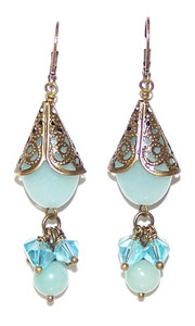 Exquisite Amazonite Earrings Beaded Jewelry Making Kit Exquisite Amazonite Earrings Beaded Jewelry Making Kit