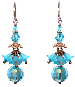 Floral Beauty Earrings Beaded Jewelry Making Kit