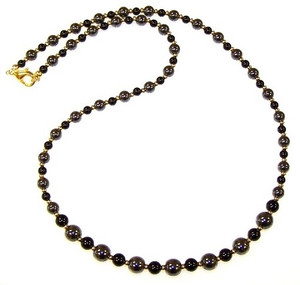 Onyx and Hematite Beauty Necklace Beaded Jewelry Making Kit Onyx and Hematite Beauty Necklace Beaded Jewelry Making Kit