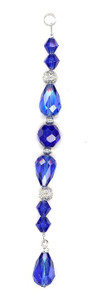 Blue Crystal Icicle Ornament Beaded Jewelry Making Kit Blue Crystal Icicle Ornament Beaded Jewelry Making Kit