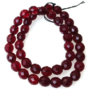 2 Dozen Czech 10mm Fire-Polished - Garnet 2 Dozen Czech 10mm Fire-Polished - Garnet