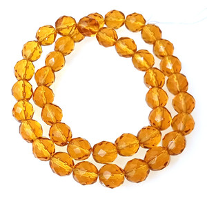 2 Dozen Czech 10mm Fire-Polished - Gold 2 Dozen Czech 10mm Fire-Polished - Gold