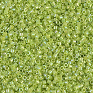 DB-169 Opaque Chartreuse AB Size 11 Miyuki Delica Seed Beads