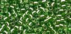 DELICA - SILVER-LINED GREEN DELICA - SILVER-LINED GREEN