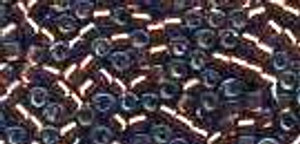 DELICA - SILVER-LINED SMOKE TOPAZ DELICA - SILVER-LINED SMOKE TOPAZ