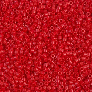 db723 Delica Seed Bead Size 11 Red Opaque db723 Delica Seed Bead Size 11 Red Opaque