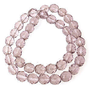 2 Dozen Czech 10mm Fire-Polished - Lavender 2 Dozen Czech 10mm Fire-Polished - Lavender