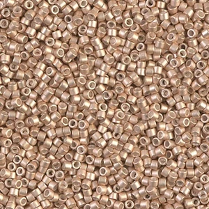 DB-1152Galvanized Semi-Frosted Champagne Size 11 Miyuki Delica Seed Beads