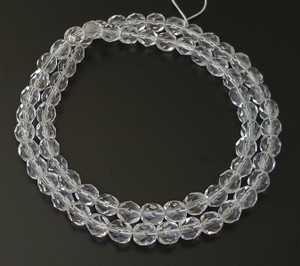 4 Dozen Czech 6mm Fire-Polished - Clear 4 Dozen Czech 6mm Fire-Polished - Clear