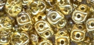 Superduo Beads - Amber Metallic Superduo Beads - Amber Metallic