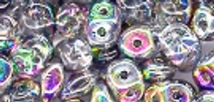 Superduo Beads - Crystal Vitrail Superduo Beads - Crystal Vitrail
