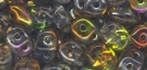 Superduo Beads - CRYSTAL MAGIC ORANGE-GREY Superduo Beads - CRYSTAL MAGIC ORANGE-GREY