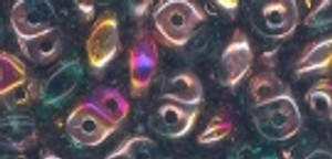 Superduo Beads - EMERALD SLIPERIT Superduo Beads - EMERALD SLIPERIT