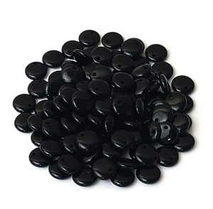 1-Hole Lentil - 6mm - Jet