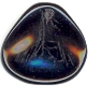 Czech Glass 14x13mm Petals - Jet Czech Glass 14x13mm Petals - Jet