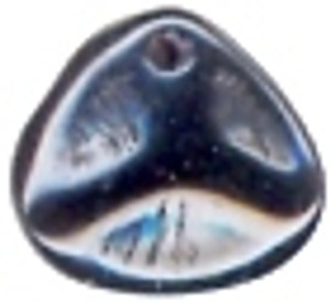 40 Czech Glass 8x7mm Petals - Jet 40 Czech Glass 8x7mm Petals - Jet