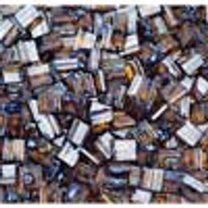 TILA 5mm Beads - PICASSO DARK AMBER TRANSPARENT