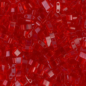 7.5 Grams of TILA HALF-CUT 5mm - TRANSPARENT RED 7.5 Grams of TILA HALF-CUT 5mm - TRANSPARENT RED