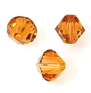 Swarovski 8mm Bicones - Topaz