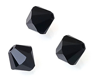 Swarovski 8mm Bicones - Jet Swarovski 8mm Bicones - Jet