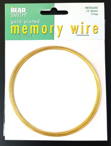 1 Pack of GP Necklace Memory Wire - 12 Loops 1 Pack of GP Necklace Memory Wire - 12 Loops