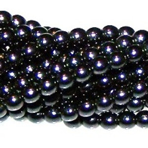 Czech Glass 3mm Pearl Beads - Charcoal