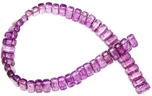 Czech Glass 2-Hole 3x6mm Brick Beads - Halo Regal