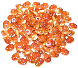 Superduo Beads - White Apricot Superduo Beads - White Apricot