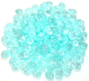 Superduo Beads - Opal Green Aqua