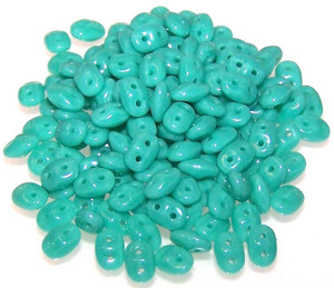 Superduo Beads - Turquoise Green