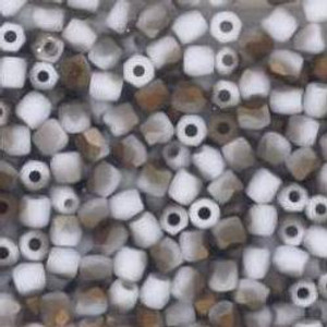 Czech 2mm Fire-Polished Glass Beads - Chalk White Valentine Matte Czech 2mm Fire-Polished Glass Beads - Chalk White Valentine Matte