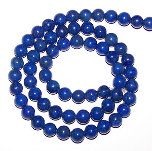 6mm Round Semiprecious Gemstone Beads - Lapis Lazuli 6mm Round Semiprecious Gemstone Beads - Lapis Lazuli