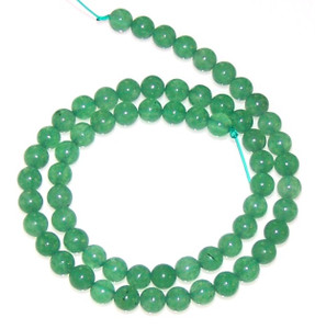 6mm Round Semiprecious Gemstone Beads - Aventurine