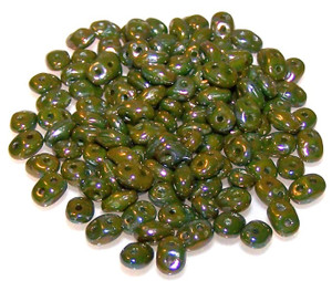 Superduo Beads - Nebula Wasabi Superduo Beads - Nebula Wasabi