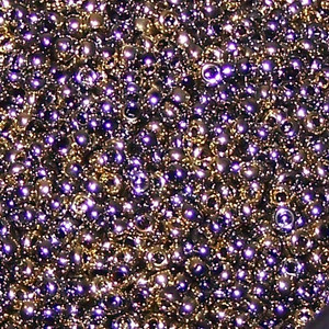 Miyuki Czech Unions Size 1Seed Beads - Jet California Graphite