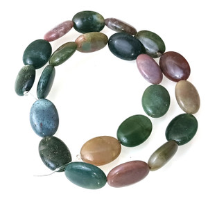 13x18mm Semiprecious Gemstone Beads - Fancy Jasper Ovals 13x18mm Semiprecious Gemstone Beads - Fancy Jasper Ovals