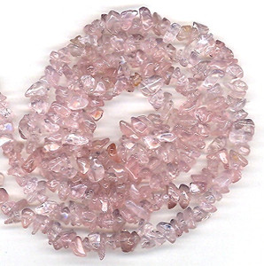 Semiprecious Gemstone Chip Beads - Rose Quartz Semiprecious Gemstone Chip Beads - Rose Quartz