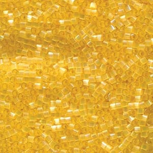 Delica - Silk Inside Dyed Light Apricot AB Delica - Silk Inside Dyed Light Apricot AB