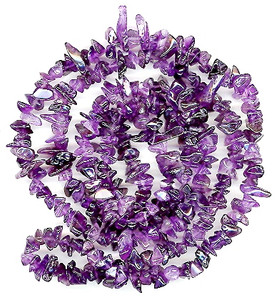Semiprecious Gemstone Chip Beads - Amethyst Semiprecious Gemstone Chip Beads - Amethyst