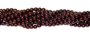Czech Glass 4mm Pearl Beads - Bronze