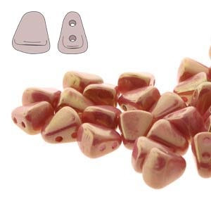 NIB-BIT 6x5mm Czech Glass Beads - Chalk Red NIB-BIT 6x5mm Czech Glass Beads - Chalk Red