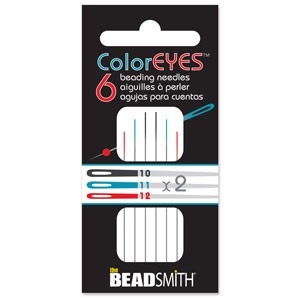 Assorted Size Color Eyes Beading Needles