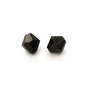 Preciosa 8mm Bicones - Jet Preciosa 8mm Bicones - Jet