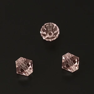 1 Dozen Preciosa 8mm Bicones - Light Rose